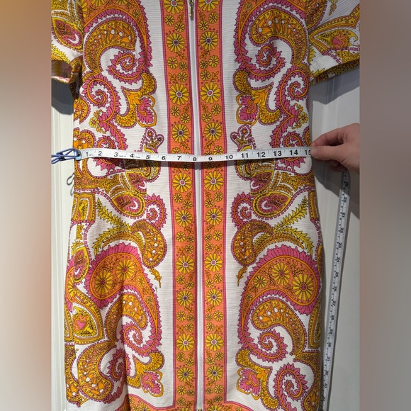 Trina Turk Arboretum Dress Cotton, California Arboretum Paisley size 6 - Picture 9 of 10